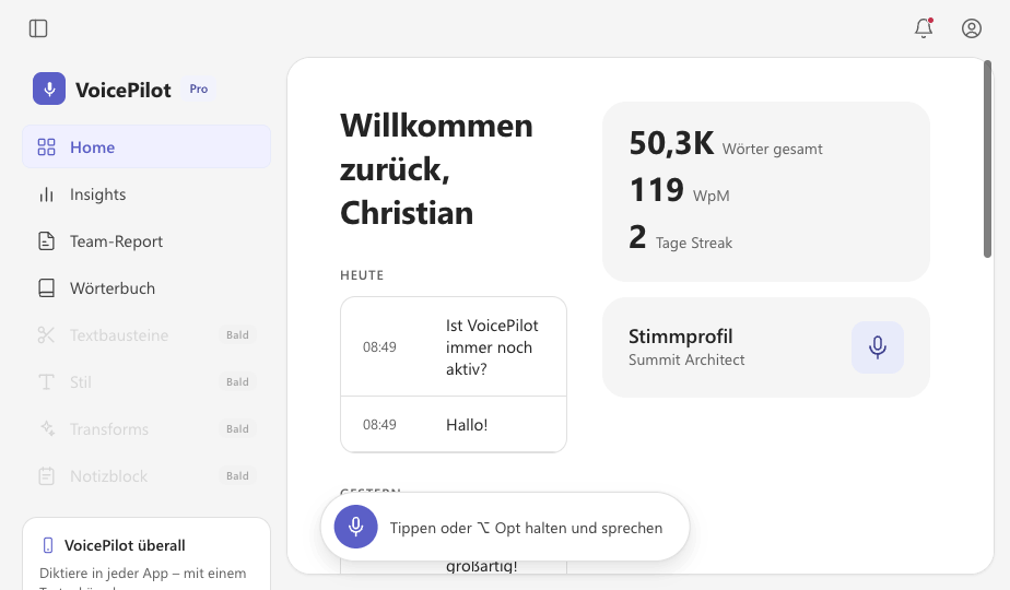 VoicePilot Client